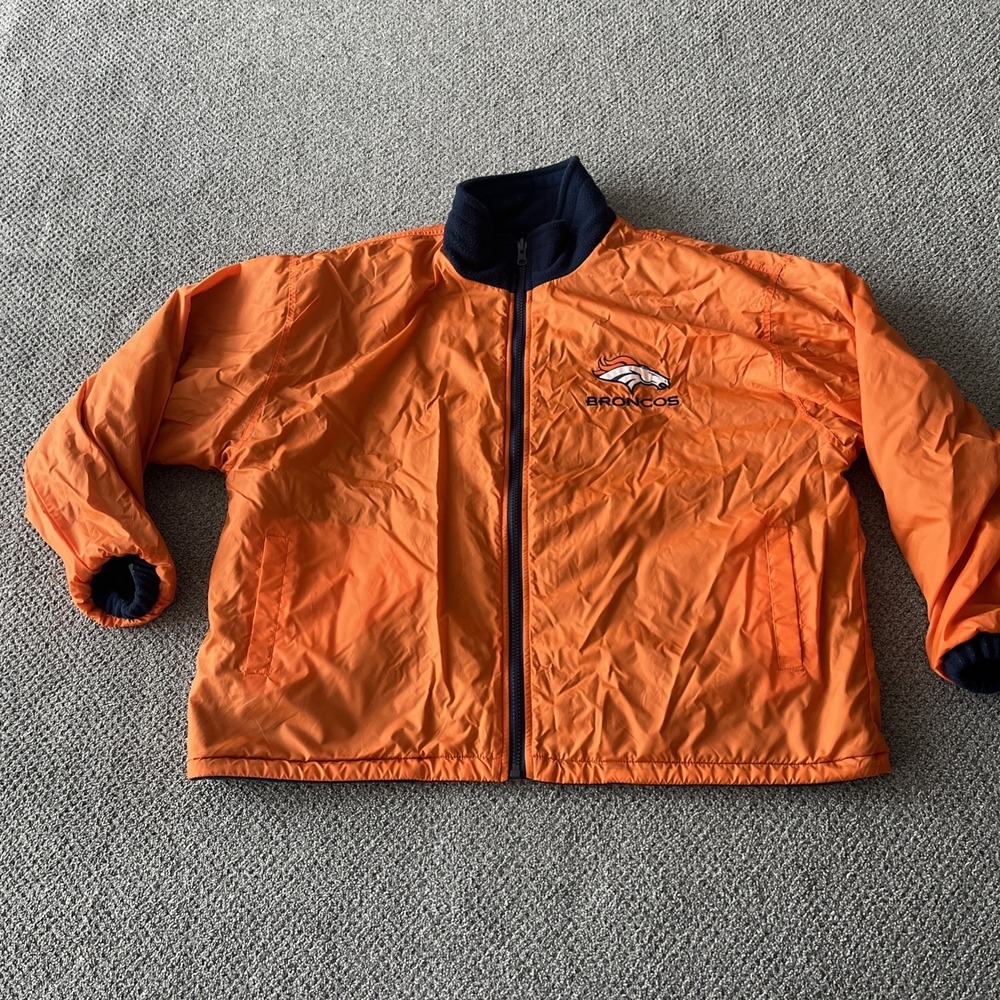 Vintage Pro Player Denver Broncos Reversible Jacket Coat.‎ XXL. Warm 90's